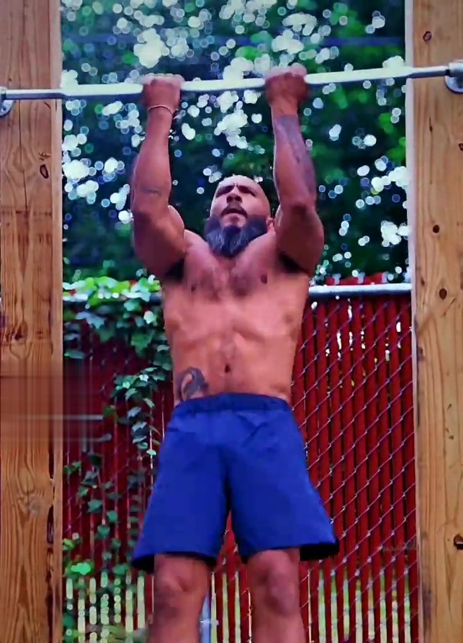 Day 87 pullups, back view